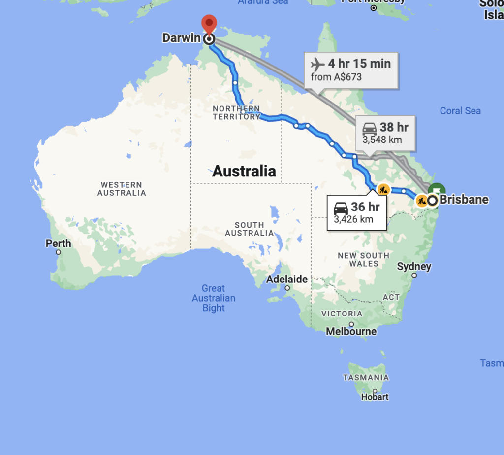 dozer transport from Brisbane to Darwin
