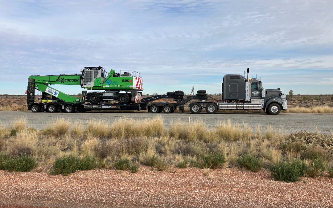 Transporting an Excavator from Adelaide to Darwin