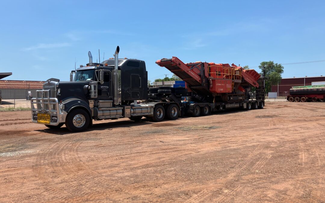 Crusher Transport from Darwin to Brisbane