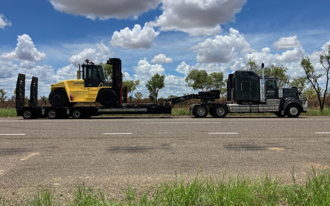 A Forklift on the Move: Brisbane to Darwin